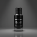 Ganelli No. 1 for Him perfume bottle; citrus woody EDP in black glass with silver label