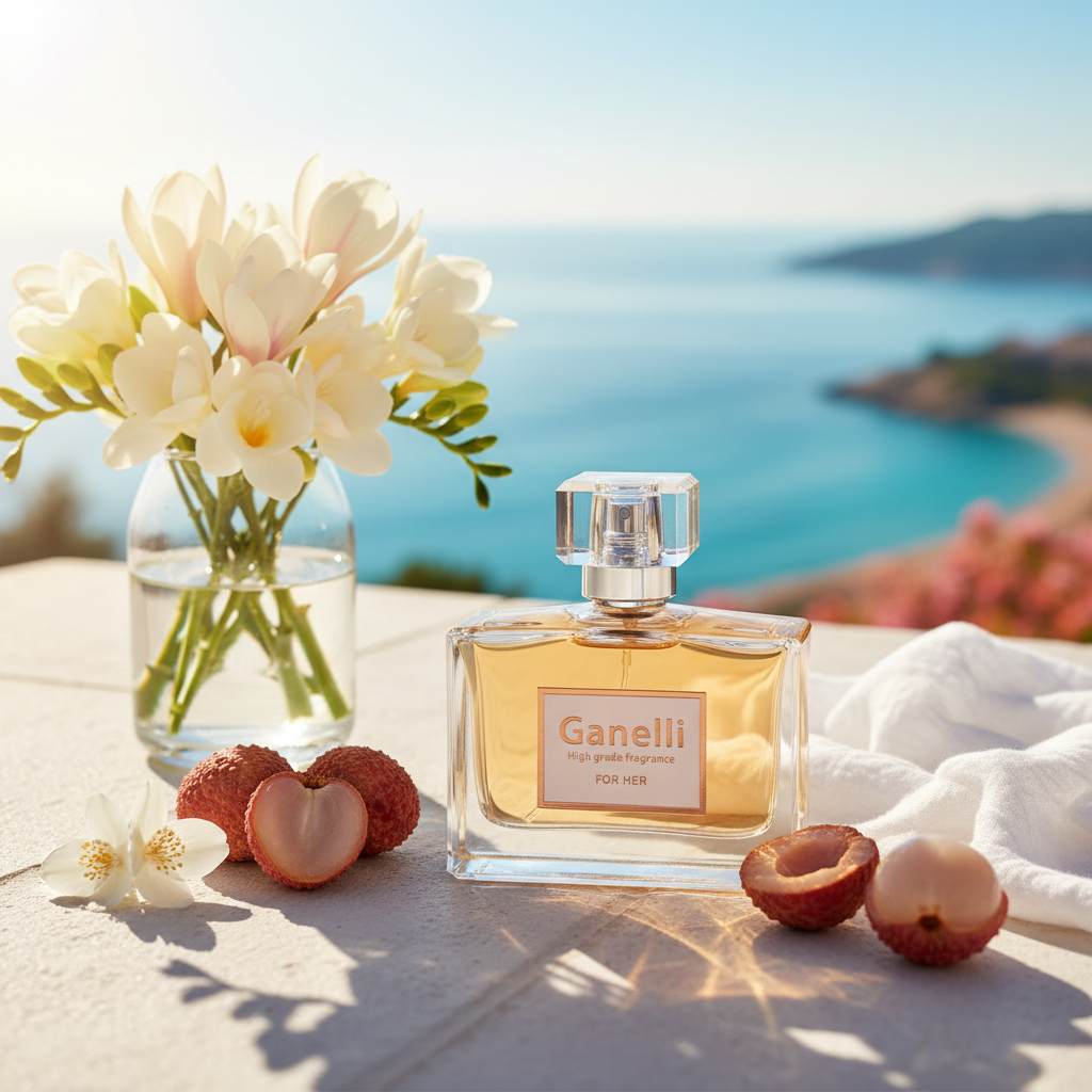 Ganelli No.18 for Her 100ml – Mediterranean lifestyle women's perfume gift joyful floral Eau de Parfum