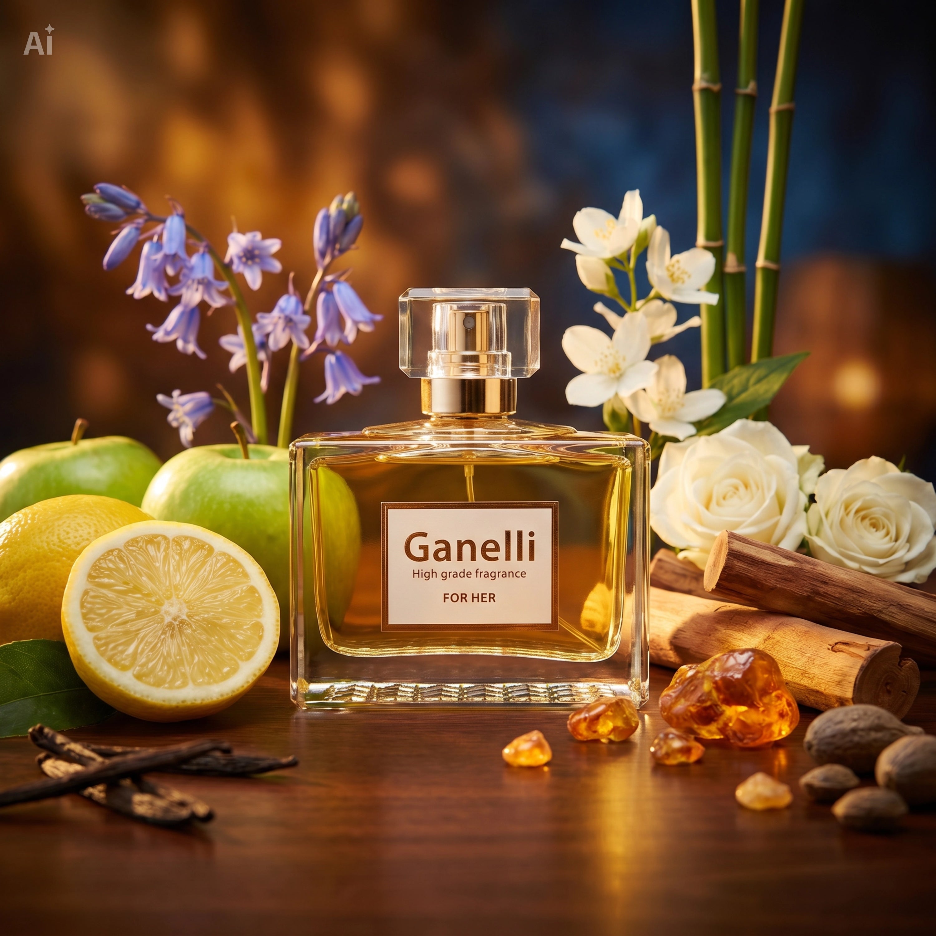 Ganelli No. 24 for Her – Fresh Citrus Floral Eau de Parfum