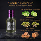 Ganelli No. 2 for Her – Aromatic Woody Perfume