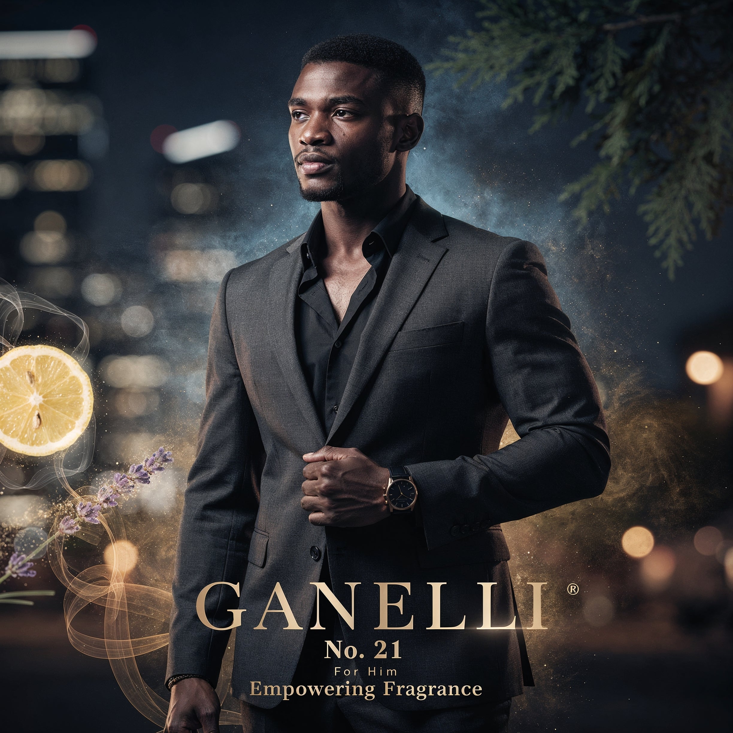 Ganelli No. 21 for Men – Aromatic Fougère Eau de Parfum