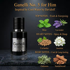 Ganelli No. 5 for Him - Aquatic Fresh Eau de Parfum